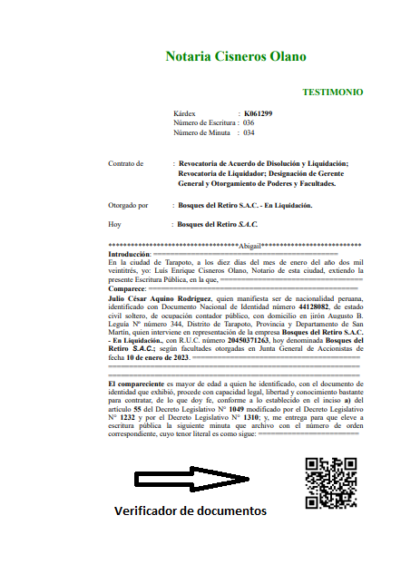 Verificador de documentos